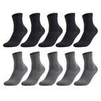 10 Pairs Men's Cotton Socks New Style Black Business Men Socks Soft Breathable Summer Winter for Male Socks Plus Size 38-47