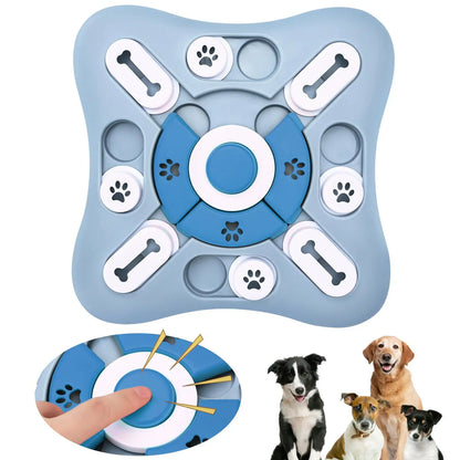 Interactive Dog Puzzle Toy Slow Feeder – Non-Slip Food Dispenser for Dogs & Cats, Boost IQ & Reduce Boredom