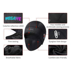 WOSAWE Summer Cool Balaclava Cycling Caps Sun Resistant Sports Helmet Liner Ice Silk Hat Fishing Hiking Sports Hats Face Cover