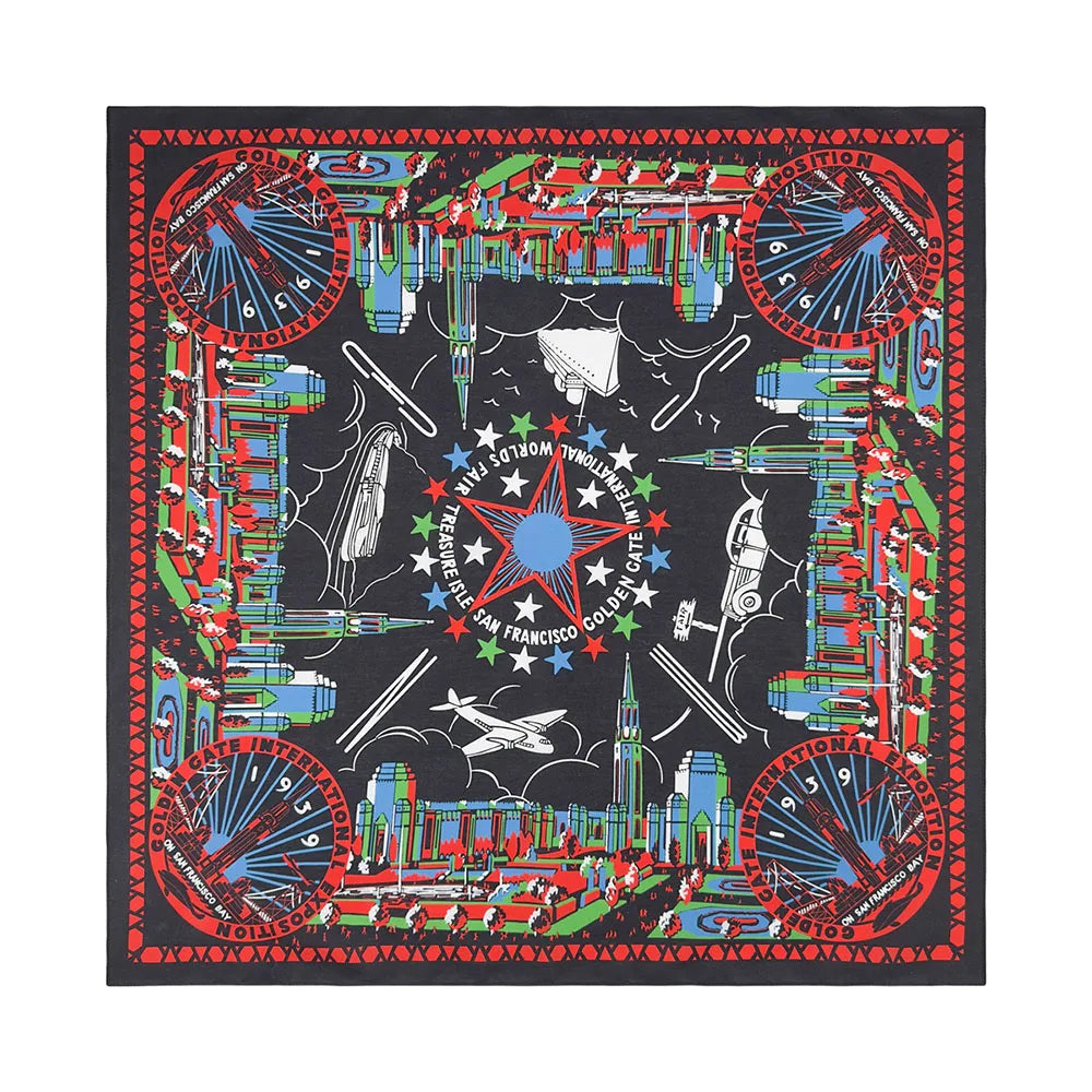 High Quality Skull Chimpanzees Print Cashew Hip Hop Cotton Square Bandana Scarf Riding Headband Paisley Gifts For Men Unisex