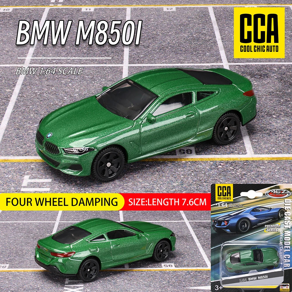 CCA 1:64 BMW M4 Z4 M850I M4 GT3 Exquisite Hanging Model Classic Car Static Car Model Alloy Die-Casting Car Model Collection Gift