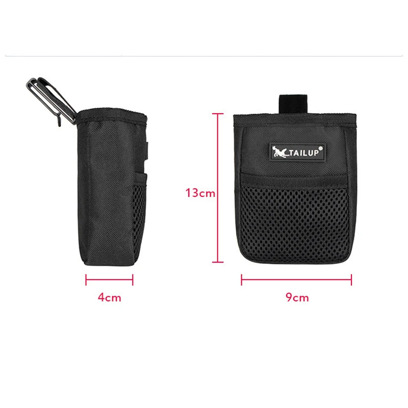 Pet Dog Training Treat Pouch – Puppy Snack Reward Waist Bag for Obedience & Agility Training