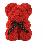 Artificial Flower Eternal Rose Teddy Bear for Mom Mother's Day Birthday Valentine's Day Anniversary Gifts &Artificial Room Decor