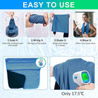 4pcs Cooling Towels (35.4 * 11.8 Inches), Soft Breathable Sports Towel For Outdoor, Gym, Yoga, Exercise, Camping, Fitness, Runni