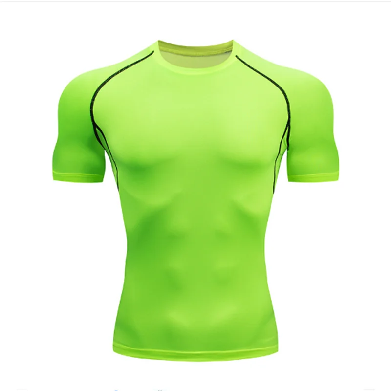 Compression Running Top Men Long Sleeve Shirt For Male Gym Clothing Quick Dry Sportswear Fitness Tee Training Workout Muscle Top