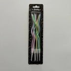 12/48pcs/1case Birthday Candles Spiral Cake Candles Long Thin Cake Candles For Wedding Party And Cake Decoration