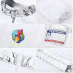 Halloween Astronaut Cosplay Costume Kids Boy Girl Jumpsuit Cartoon Space Party Spaceman Outfit White Spacesuit Bodysuit Clothing