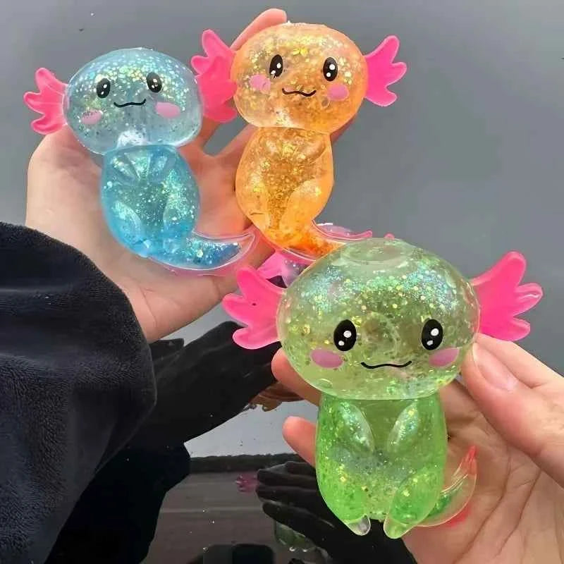 Colorful Salamander Squishy Fidget Stress Relief Toy for Kids
