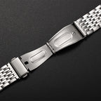 Stainless Steel Watchband Premium Bracelet Straps 18mm 20mm 22mm Universal Metal Watch Band Folding Buckle for Seiko for Rolex