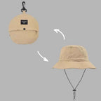 Summer Sun Protection Waterproof Bucket Hat Camping Hiking Cap With Storage Bag Anti-UV Sun Hat Mountaineering Caps Panama Hat