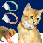 Smart Laser Cat Teaser Collar – Rechargeable Infrared Interactive Toy
