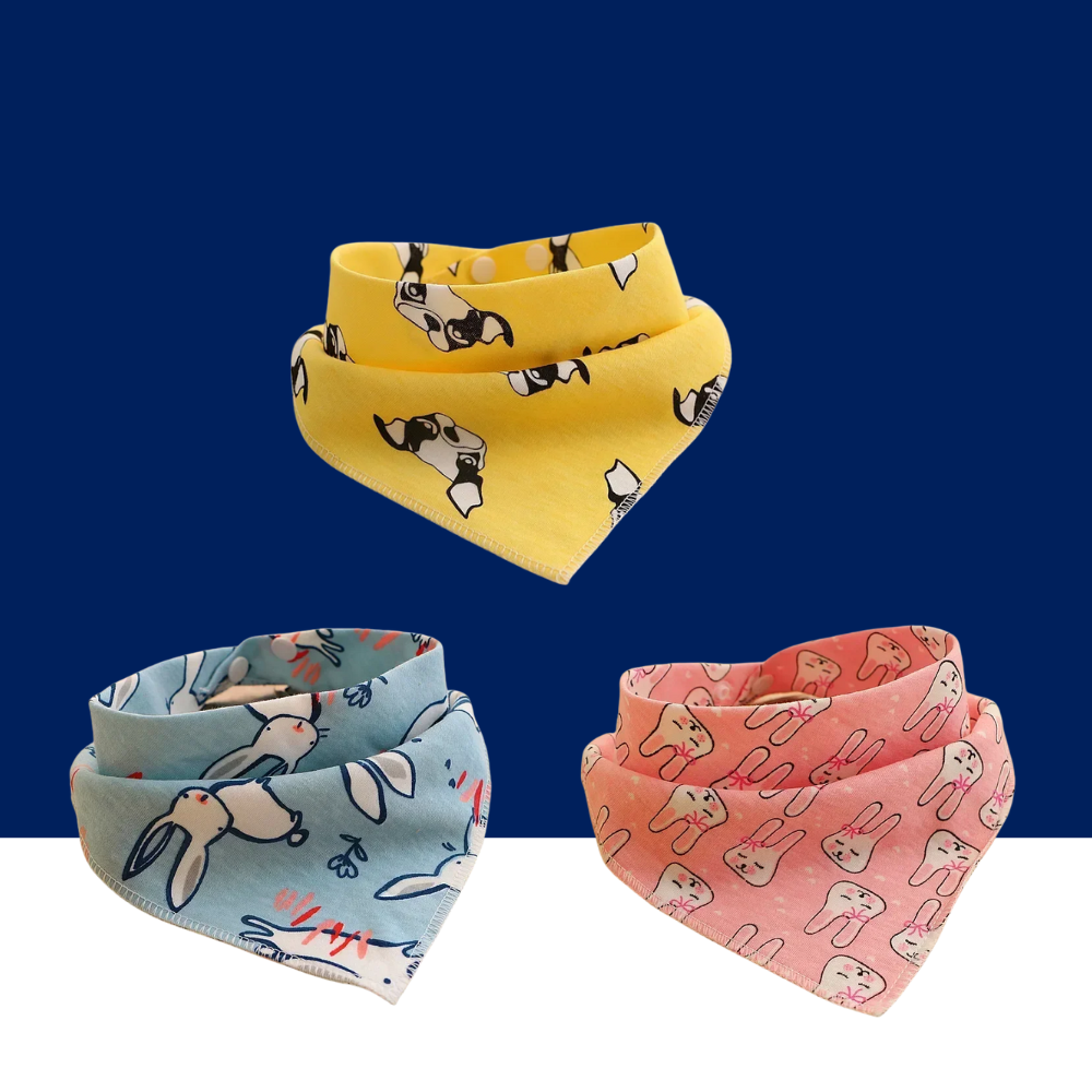 Soft Cotton Bandana for Dogs - Christmas Dog Neckerchief