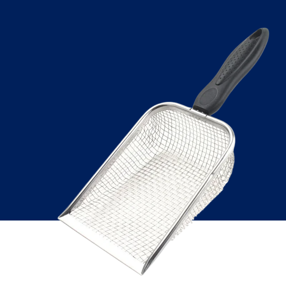 Stainless Steel Cat Litter Scoop with Long Handle | Durable & Easy to Use