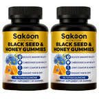Black Seed Oil Gummies with Honey | Halal, High-Thymoquinone | Sakoon