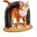 Cat Arch Self Groomer with Scratching Base