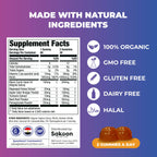 Black Seed Oil Gummies with Honey | Halal, High-Thymoquinone | Sakoon