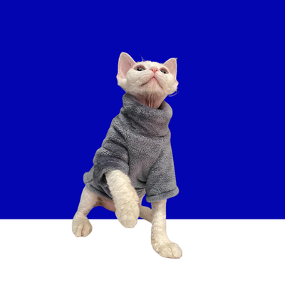 Soft Coral Velvet Hairless Cat Clothes Vest