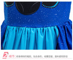 Kids Girls Princess Dress – Stitch Cartoon Inspired Costume Dress