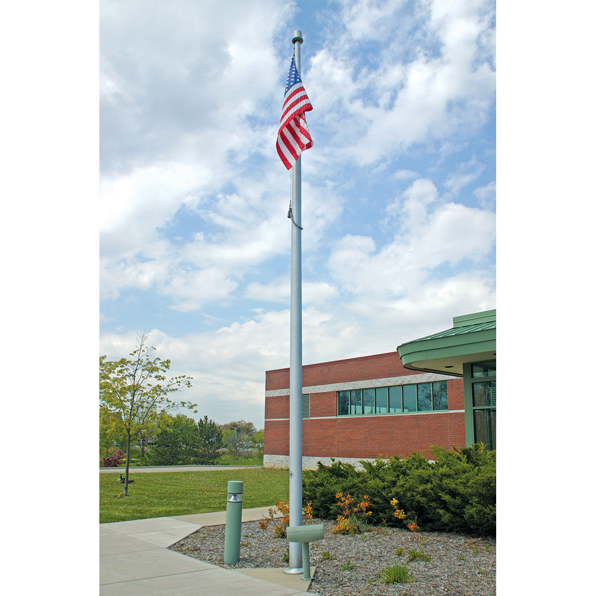 Aluminum Flagpole with Internal Rope & Cam Cleat | Heavy-Duty, Made in USA, Lifetime Warranty