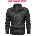 WTN Men's PU Leather Biker Jacket – Autumn Casual