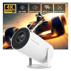 HY300 Pro 4K Projector-Android 11 Dual Wifi6 260ANSI, 1080P 1280*720P Home Cinema Projetor