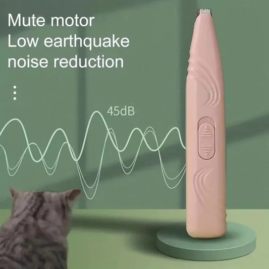 Portable LED Dog Paw Trimmer – Rechargeable Cordless Nail Grinder