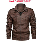 WTN Men's PU Leather Biker Jacket – Autumn Casual