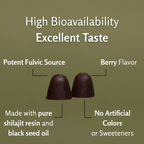 Shilajit Black Seed Oil Gummies