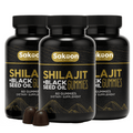 Shilajit Black Seed Oil Gummies